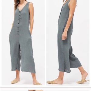 LACAUSA Elderlower Jumpsuit in Sage Medium